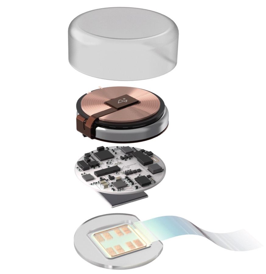 Exploded view of the Neuralink implant