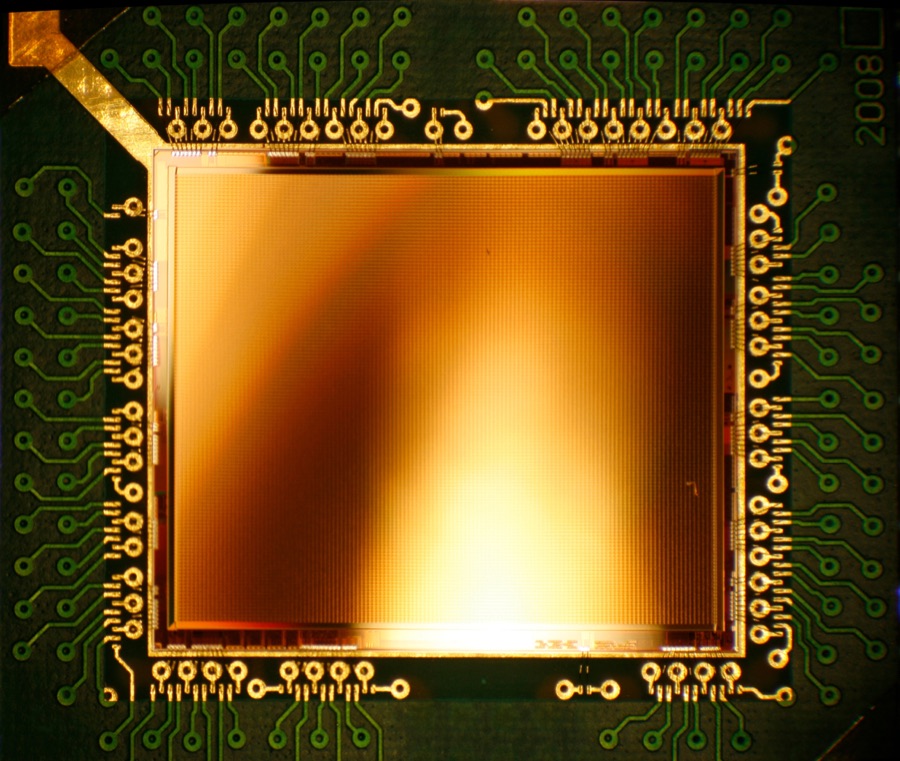 Photograph of a Neurocore chip
